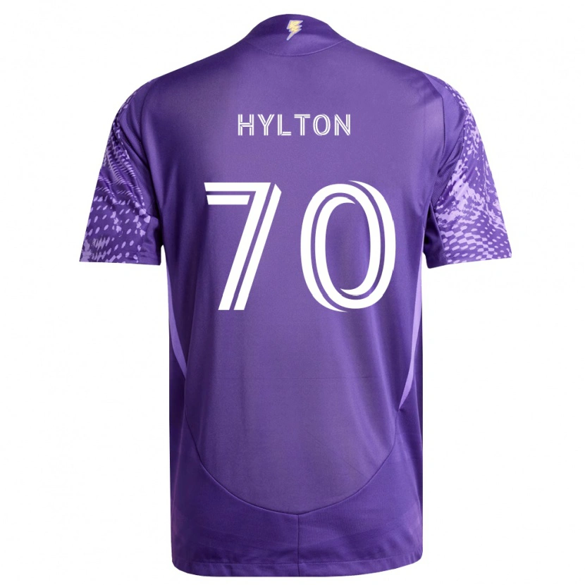 Danxen Hombre Camiseta Justin Hylton #70 Morado Blanco 1ª Equipación 2026/27 La Camisa México