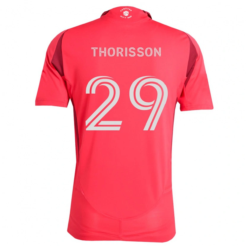 Danxen Hombre Camiseta Nökkvi Thórisson #29 Magenta Blanco 1ª Equipación 2026/27 La Camisa México