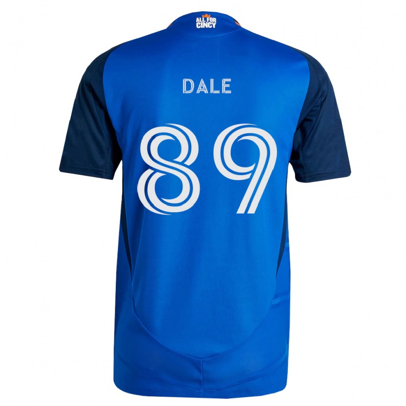 Danxen Hombre Camiseta Connor Dale #89 Azul Real Naranja 1ª Equipación 2026/27 La Camisa México