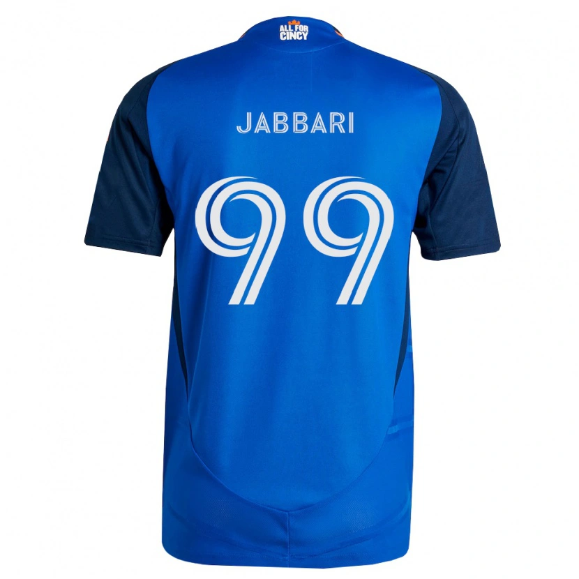 Danxen Hombre Camiseta Ayoub Jabbari #99 Azul Real Naranja 1ª Equipación 2026/27 La Camisa México