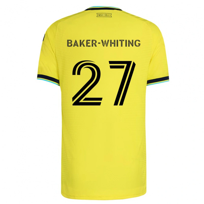 Danxen Hombre Camiseta Reed Baker-Whiting #27 Amarillo Brillante Azul Marino 1ª Equipación 2026/27 La Camisa México