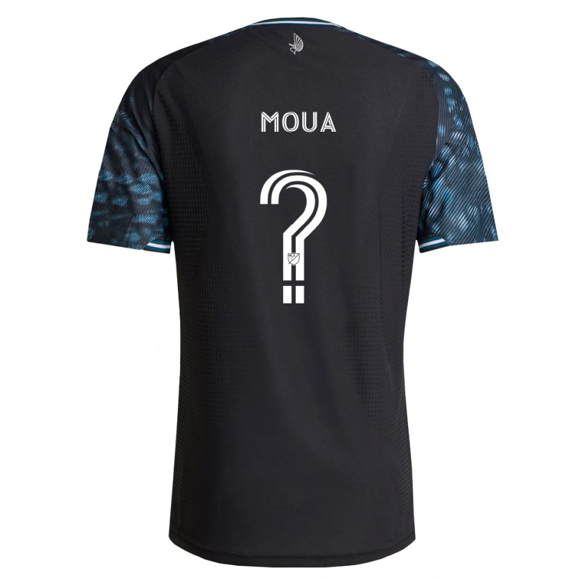 Danxen Hombre Camiseta Nathan Moua #0 Negro Blanco 1ª Equipación 2026/27 La Camisa México