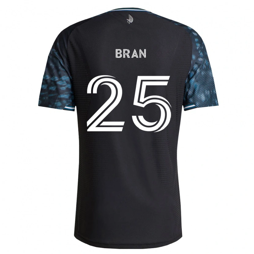 Danxen Hombre Camiseta Alejandro Bran #25 Negro Blanco 1ª Equipación 2026/27 La Camisa México