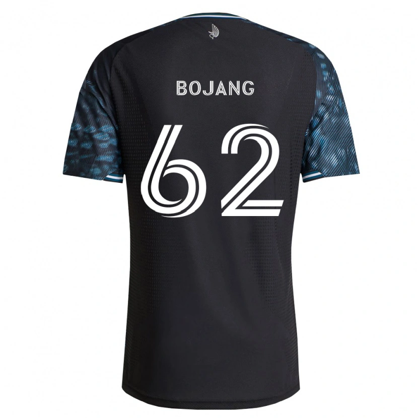 Danxen Hombre Camiseta Mohammad Bojang #62 Negro Blanco 1ª Equipación 2026/27 La Camisa México