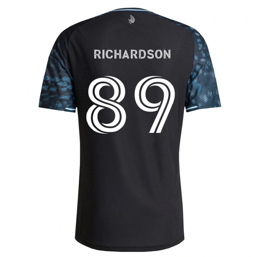 Danxen Hombre Camiseta Nick Richardson #89 Negro Blanco 1ª Equipación 2026/27 La Camisa México