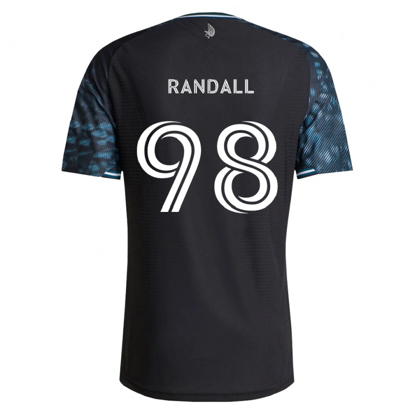 Danxen Hombre Camiseta Darius Randell #98 Negro Blanco 1ª Equipación 2026/27 La Camisa México