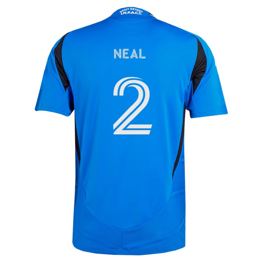 Danxen Hombre Camiseta Jalen Neal #2 Azul Blanco Negro 1ª Equipación 2026/27 La Camisa México