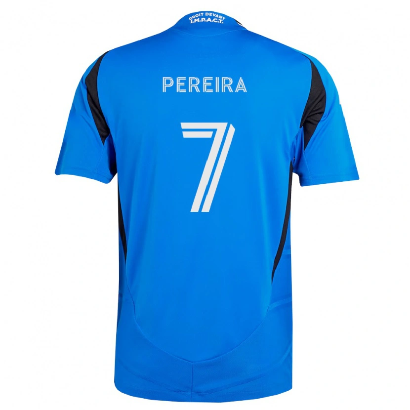 Danxen Hombre Camiseta Daniel Pereira #7 Azul Blanco Negro 1ª Equipación 2026/27 La Camisa México