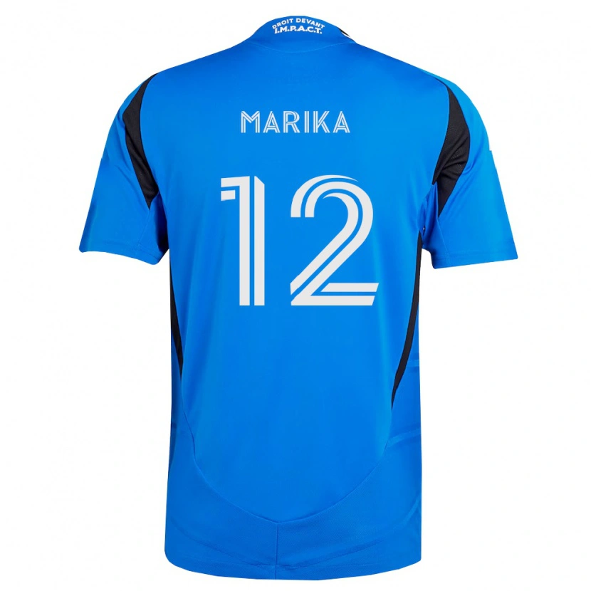 Danxen Hombre Camiseta Martineau Marika #12 Azul Blanco Negro 1ª Equipación 2026/27 La Camisa México