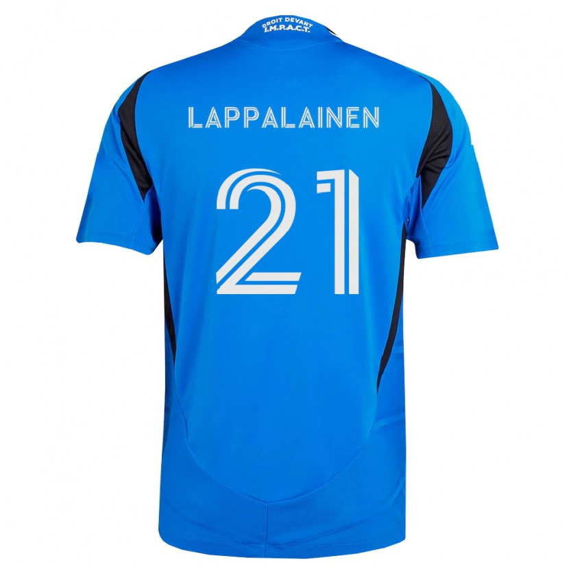 Danxen Hombre Camiseta Lassi Lappalainen #21 Azul Blanco Negro 1ª Equipación 2026/27 La Camisa México