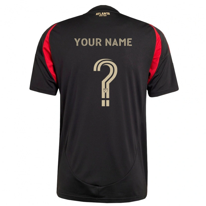 Danxen Hombre Camiseta Su Nombre #0 Negro Rojo 1ª Equipación 2026/27 La Camisa México