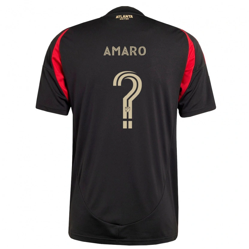 Danxen Hombre Camiseta Mauricio Amaro #0 Negro Rojo 1ª Equipación 2026/27 La Camisa México