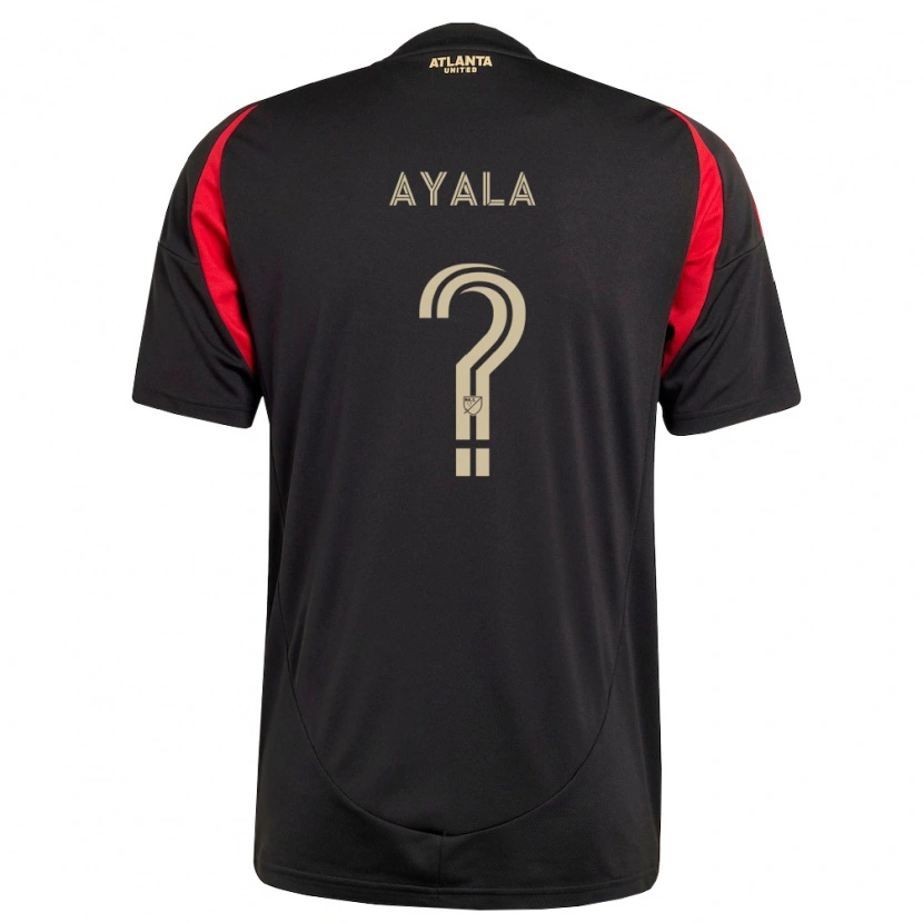 Danxen Hombre Camiseta Josué Ayala #0 Negro Rojo 1ª Equipación 2026/27 La Camisa México