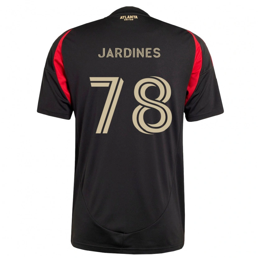 Danxen Hombre Camiseta Andrew Jardines #78 Negro Rojo 1ª Equipación 2026/27 La Camisa México