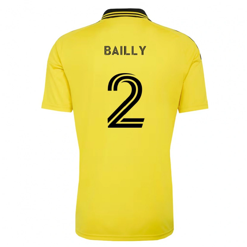 Danxen Hombre Camiseta Eric Bailly #2 Amarillo Negro 1ª Equipación 2026/27 La Camisa México