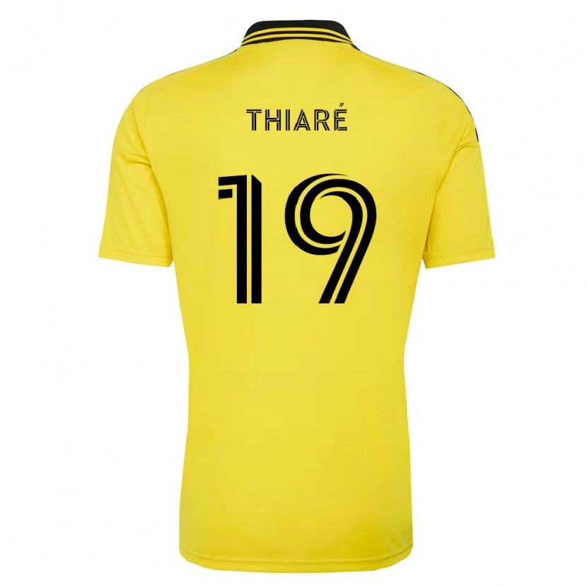 Danxen Hombre Camiseta Jamal Thiaré #19 Amarillo Negro 1ª Equipación 2026/27 La Camisa México