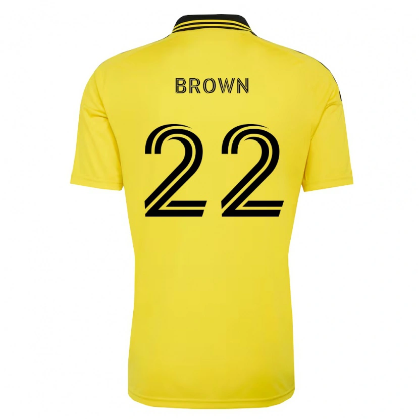Danxen Hombre Camiseta Tristan Brown #22 Amarillo Negro 1ª Equipación 2026/27 La Camisa México