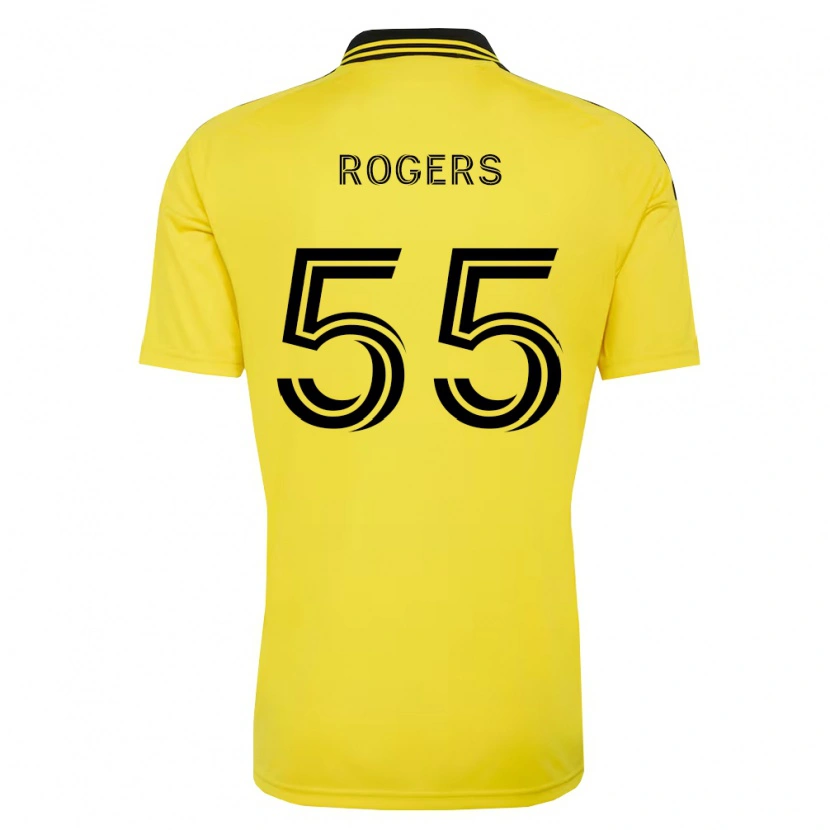Danxen Hombre Camiseta Chris Rogers #55 Amarillo Negro 1ª Equipación 2026/27 La Camisa México