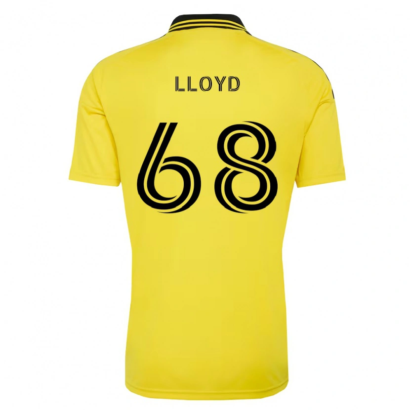 Danxen Hombre Camiseta Zach Lloyd #68 Amarillo Negro 1ª Equipación 2026/27 La Camisa México