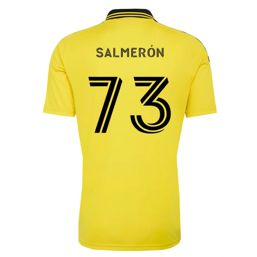 Danxen Hombre Camiseta Jorge Salmerón #73 Amarillo Negro 1ª Equipación 2026/27 La Camisa México