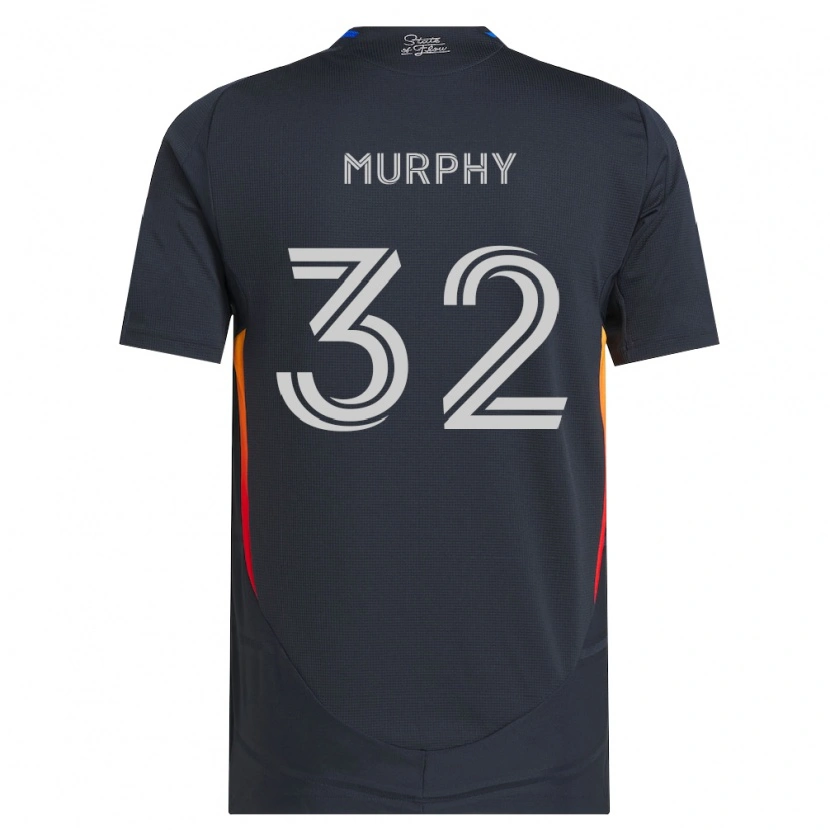 Danxen Hombre Camiseta Ian Murphy #32 Gris Oscuro Rojo 1ª Equipación 2026/27 La Camisa México
