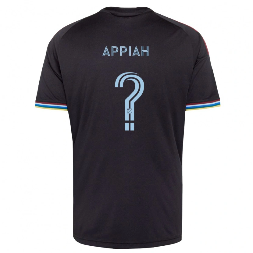 Danxen Hombre Camiseta Aiden Appiah #0 Azul Cielo Negro 1ª Equipación 2026/27 La Camisa México
