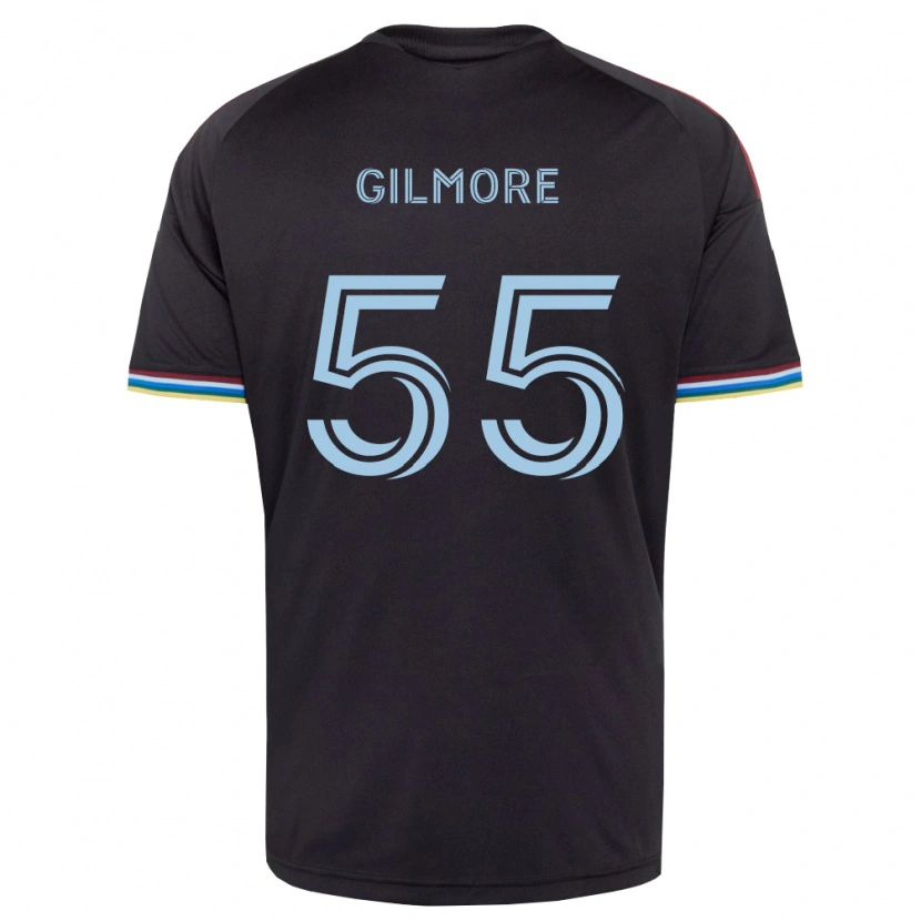 Danxen Hombre Camiseta Grant Gilmore #55 Azul Cielo Negro 1ª Equipación 2026/27 La Camisa México