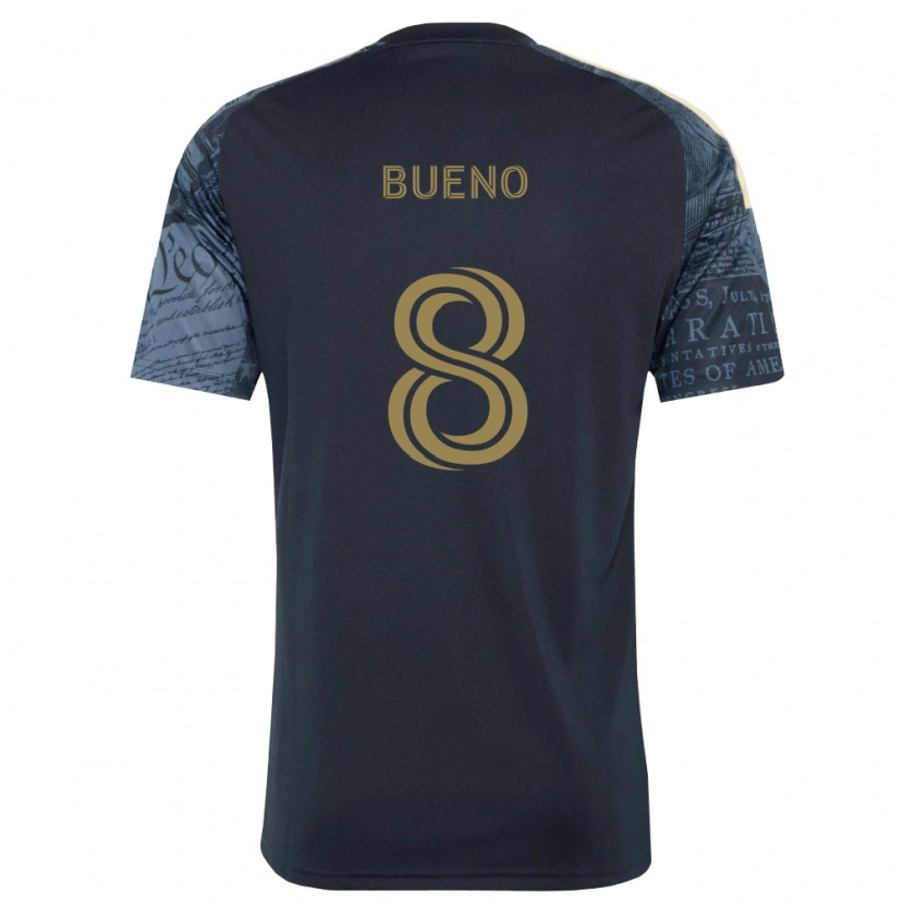 Danxen Hombre Camiseta Jesús Bueno #8 Azul Marino Marrón 1ª Equipación 2026/27 La Camisa México
