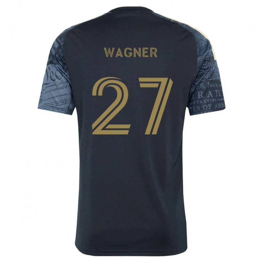 Danxen Hombre Camiseta Kai Wagner #27 Azul Marino Marrón 1ª Equipación 2026/27 La Camisa México