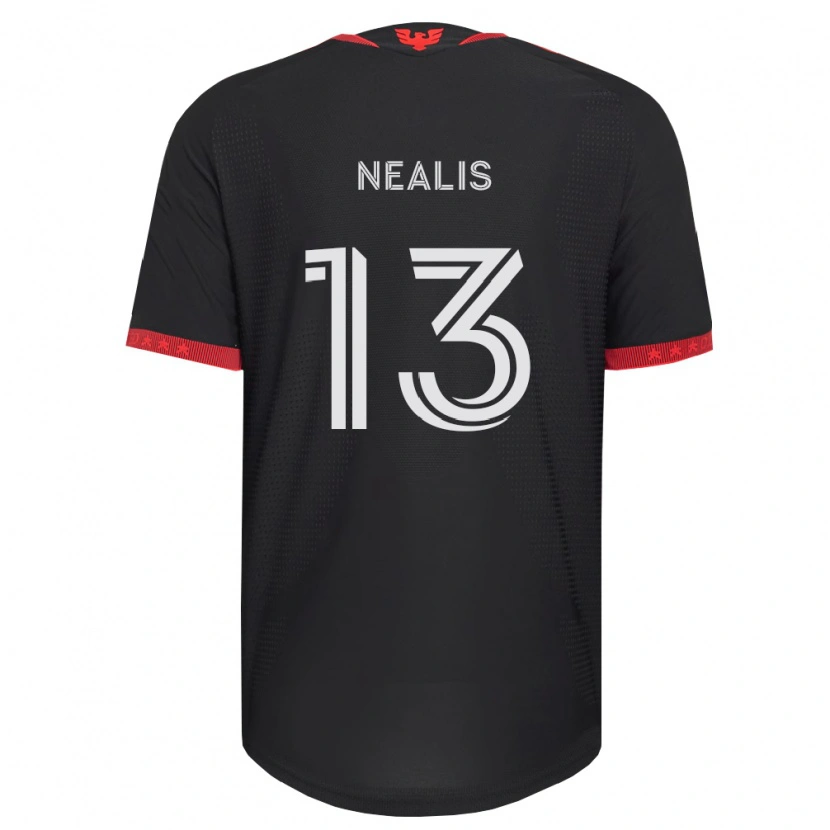 Danxen Hombre Camiseta Sean Nealis #13 Negro Blanco Rojo 1ª Equipación 2026/27 La Camisa México