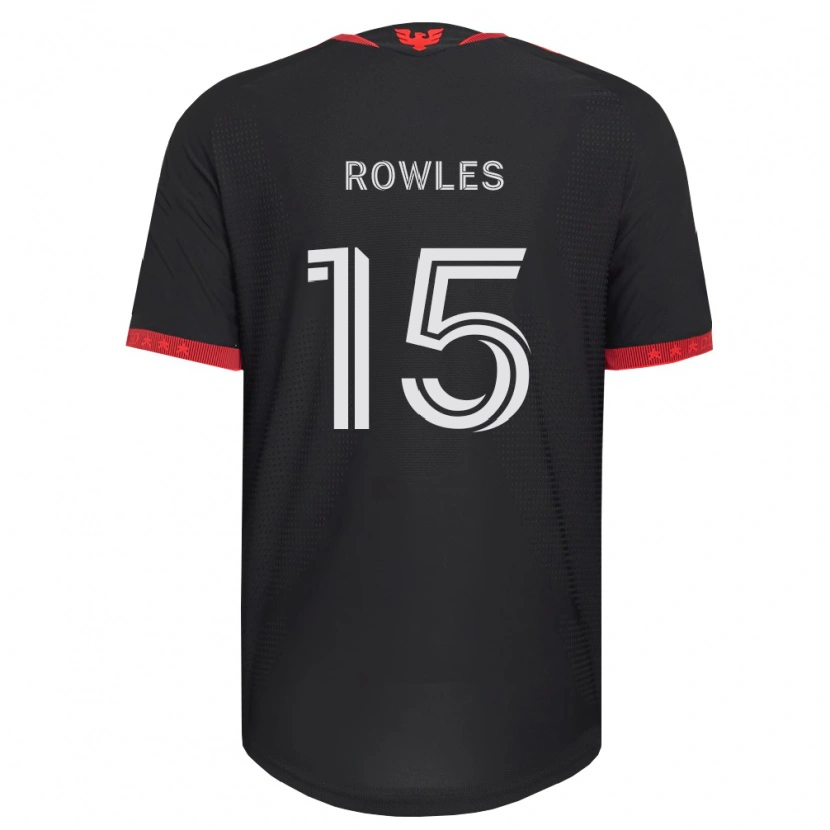 Danxen Hombre Camiseta Kye Rowles #15 Negro Blanco Rojo 1ª Equipación 2026/27 La Camisa México