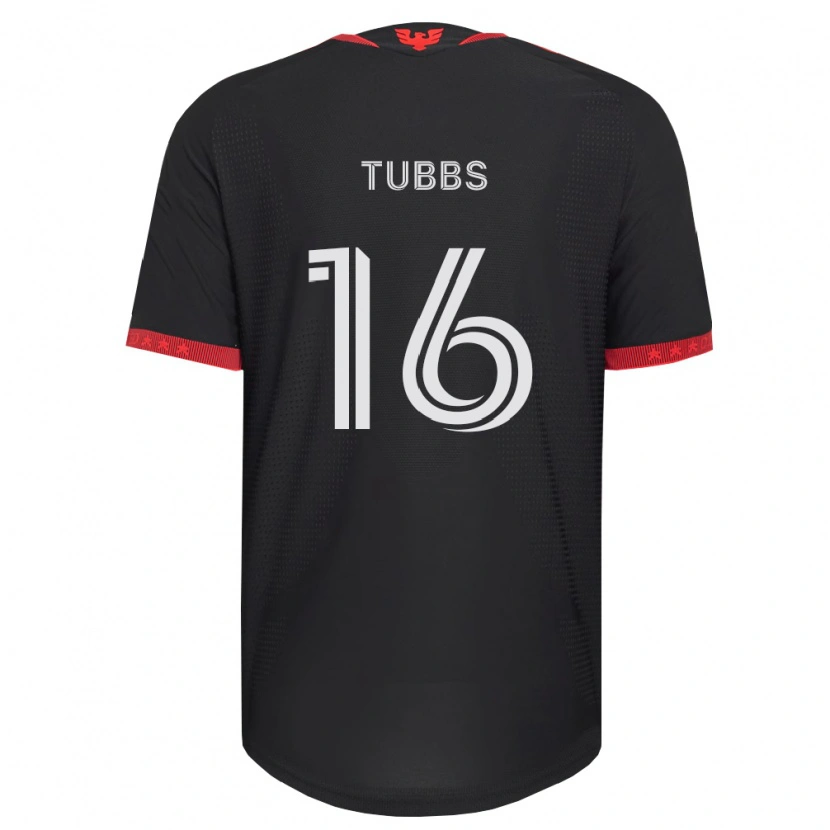 Danxen Hombre Camiseta Garrison Tubbs #16 Negro Blanco Rojo 1ª Equipación 2026/27 La Camisa México