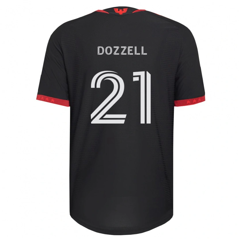 Danxen Hombre Camiseta Andre Dozzell #21 Negro Blanco Rojo 1ª Equipación 2026/27 La Camisa México