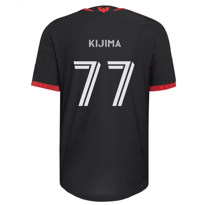 Danxen Hombre Camiseta Hosei Kijima #77 Negro Blanco Rojo 1ª Equipación 2026/27 La Camisa México