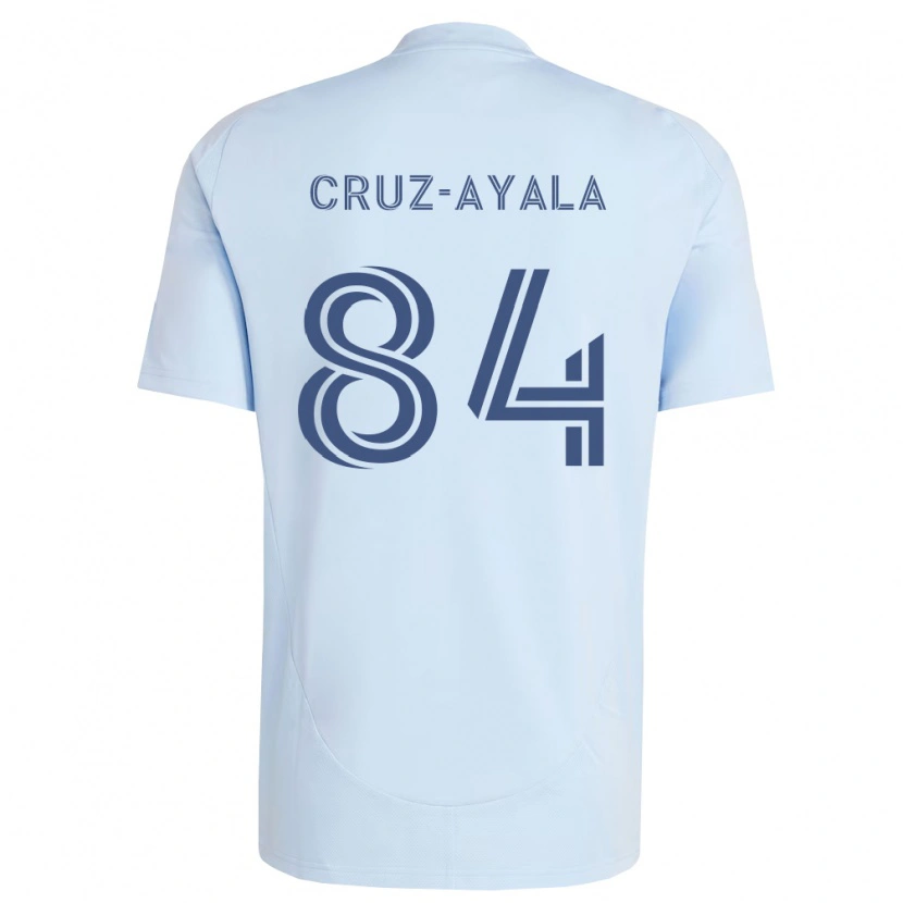 Danxen Hombre Camiseta Luis Cruz-Ayala #84 Azul Claro Gris Claro 1ª Equipación 2026/27 La Camisa México