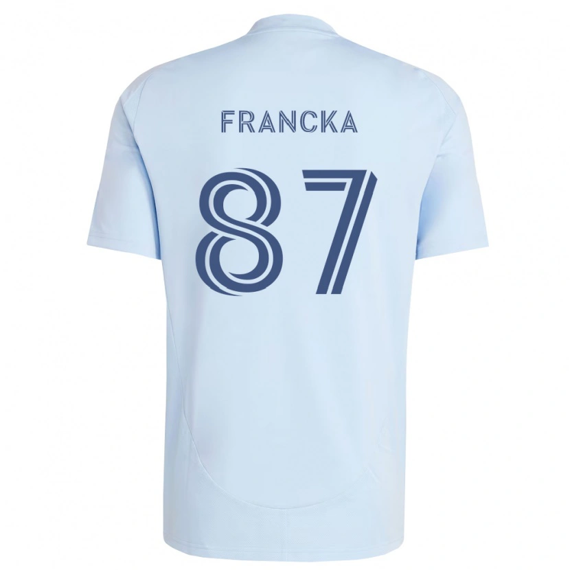 Danxen Hombre Camiseta Jack Francka #87 Azul Claro Gris Claro 1ª Equipación 2026/27 La Camisa México