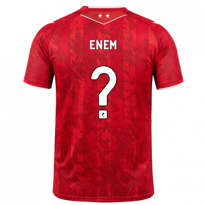 Danxen Hombre Camiseta Victor Enem #0 Rojo Blanco 1ª Equipación 2026/27 La Camisa México