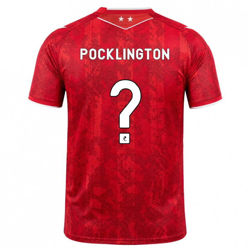 Danxen Hombre Camiseta Max Pocklington #0 Rojo Blanco 1ª Equipación 2026/27 La Camisa México