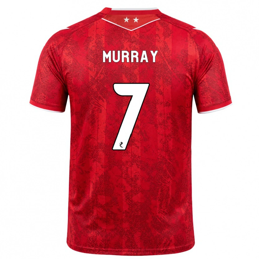 Danxen Hombre Camiseta Phoebe Murray #7 Rojo Blanco 1ª Equipación 2026/27 La Camisa México