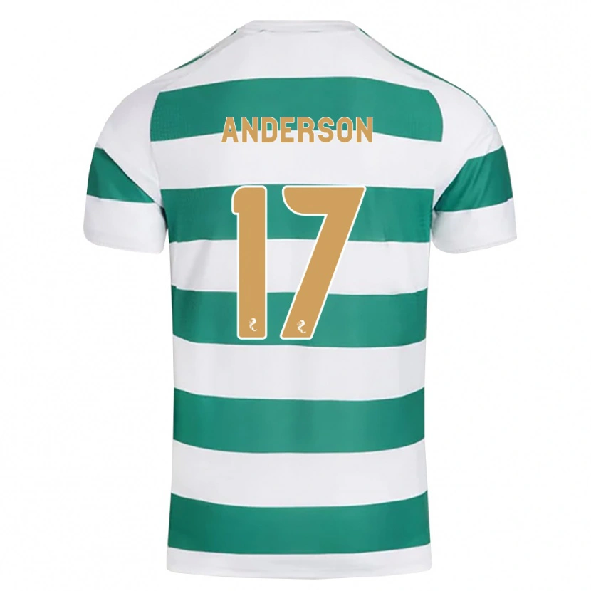 Danxen Hombre Camiseta Cayden Anderson #17 Cian Oscuro Blanco 1ª Equipación 2026/27 La Camisa México