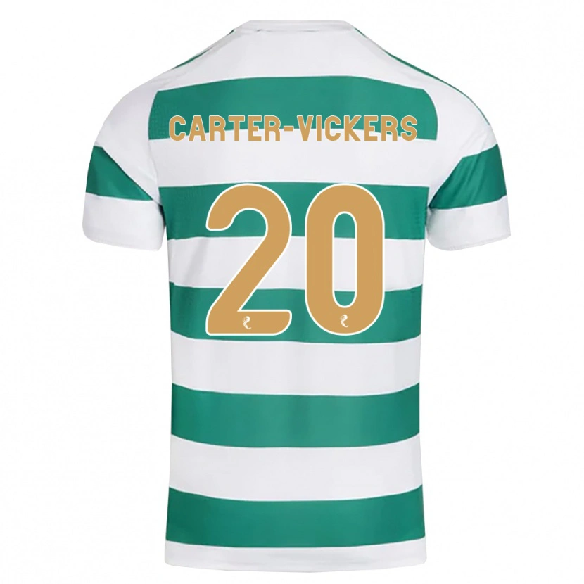 Danxen Hombre Camiseta Cameron Carter-Vickers #20 Cian Oscuro Blanco 1ª Equipación 2026/27 La Camisa México