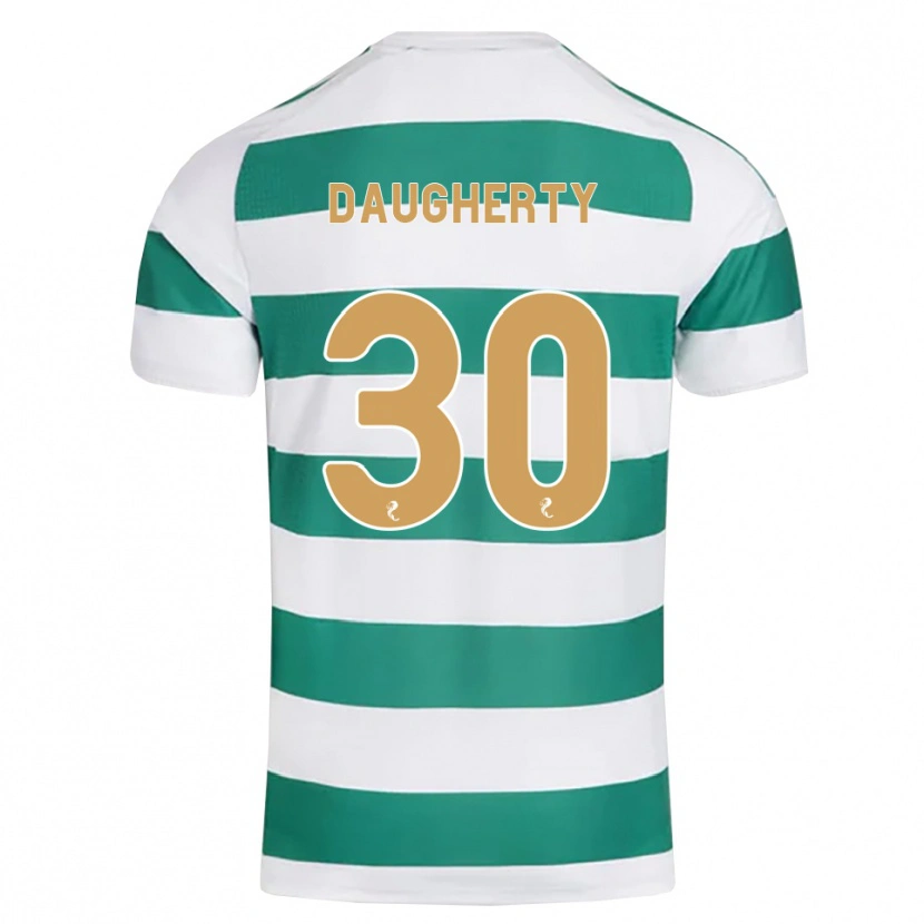 Danxen Hombre Camiseta Kelsey Daugherty #30 Cian Oscuro Blanco 1ª Equipación 2026/27 La Camisa México