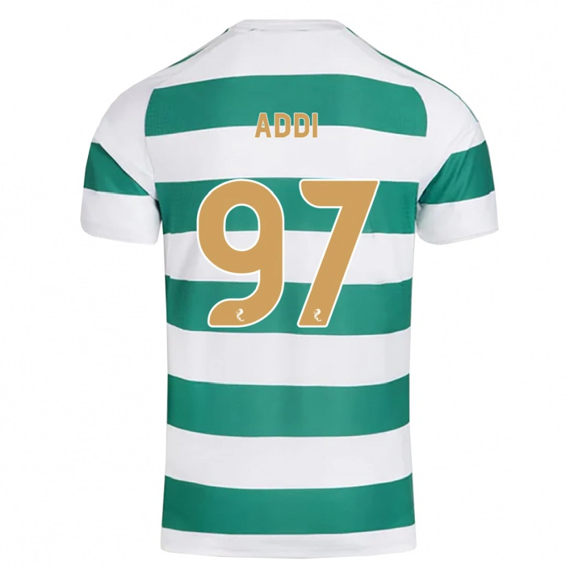 Danxen Hombre Camiseta Imane Addi #97 Cian Oscuro Blanco 1ª Equipación 2026/27 La Camisa México