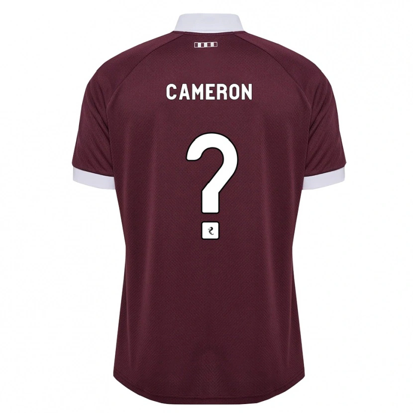 Danxen Hombre Camiseta Ruaridh Cameron #0 Blanco Borgoña 1ª Equipación 2026/27 La Camisa México
