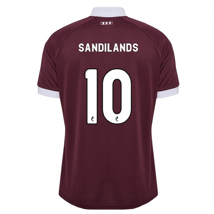 Danxen Hombre Camiseta Callum Sandilands #10 Blanco Borgoña 1ª Equipación 2026/27 La Camisa México