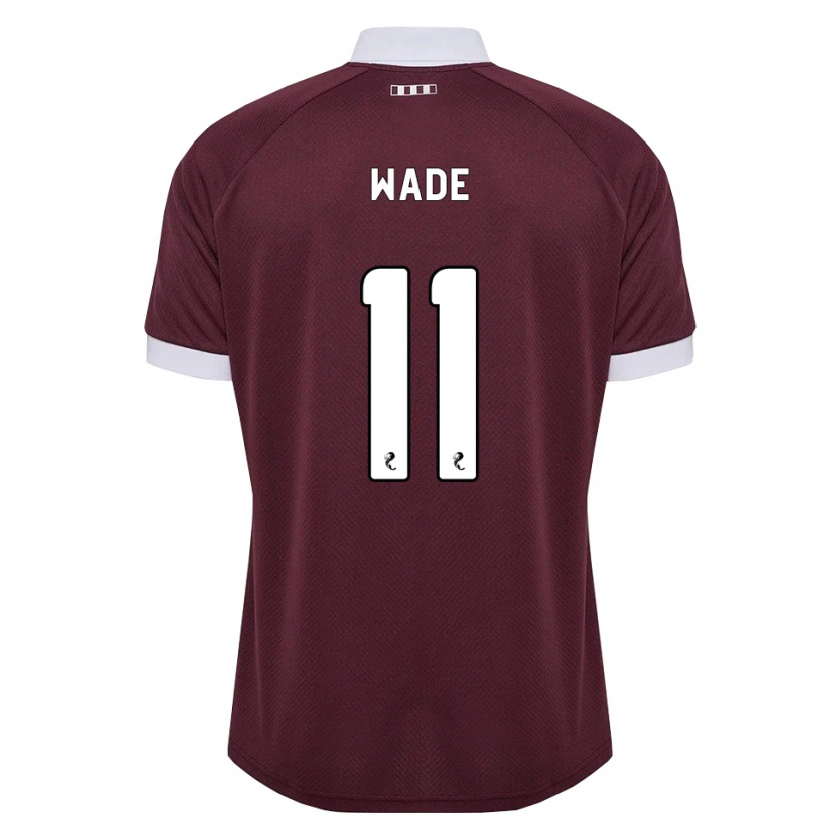 Danxen Hombre Camiseta Lauren Wade #11 Blanco Borgoña 1ª Equipación 2026/27 La Camisa México