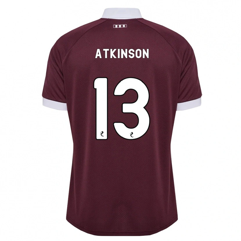 Danxen Hombre Camiseta Nathaniel Atkinson #13 Blanco Borgoña 1ª Equipación 2026/27 La Camisa México