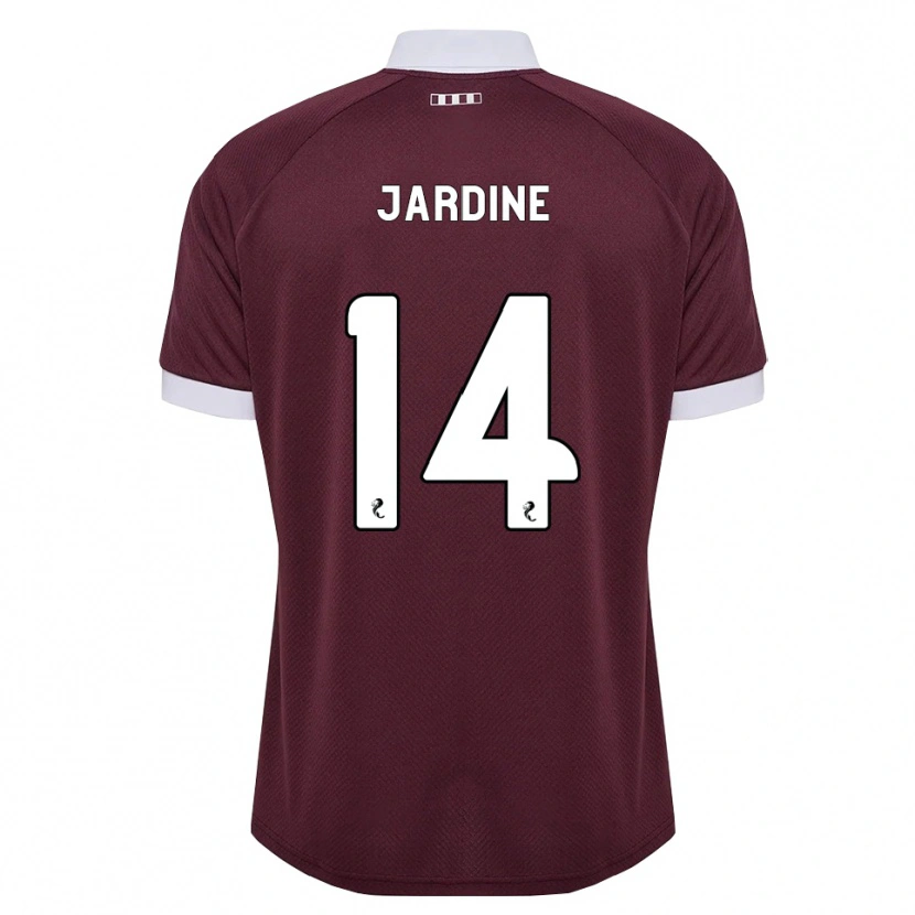 Danxen Hombre Camiseta Kayla Jardine #14 Blanco Borgoña 1ª Equipación 2026/27 La Camisa México