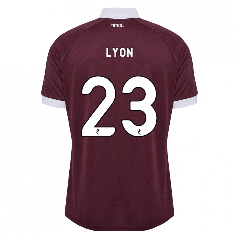 Danxen Hombre Camiseta Jack Lyon #23 Blanco Borgoña 1ª Equipación 2026/27 La Camisa México