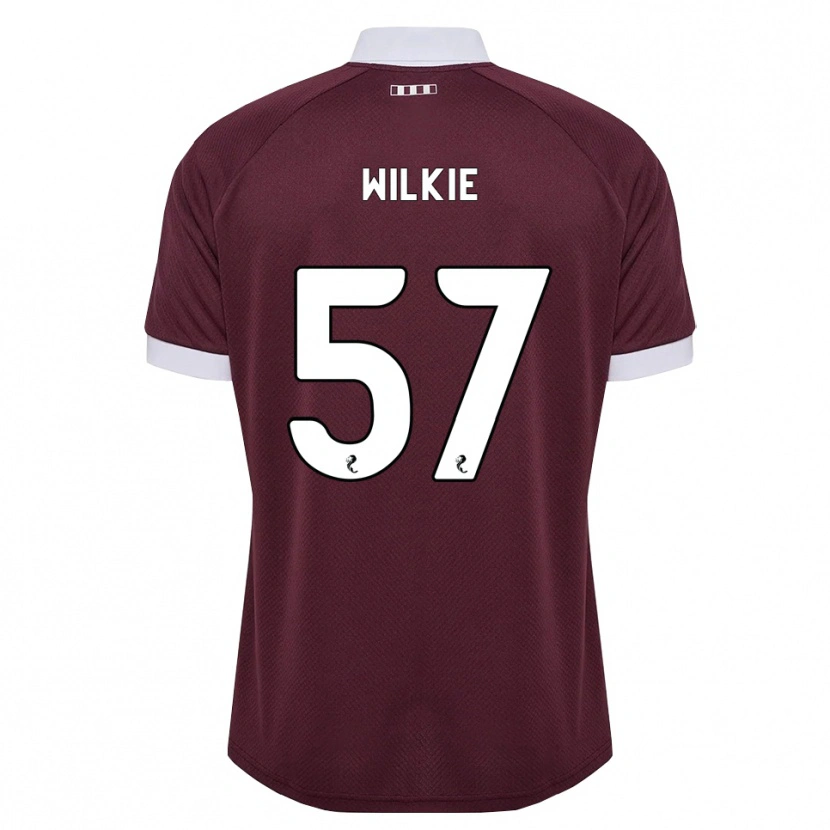 Danxen Hombre Camiseta Coupar Wilkie #57 Blanco Borgoña 1ª Equipación 2026/27 La Camisa México